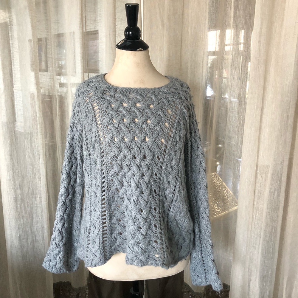 Michael Kors Gray Cable Knit